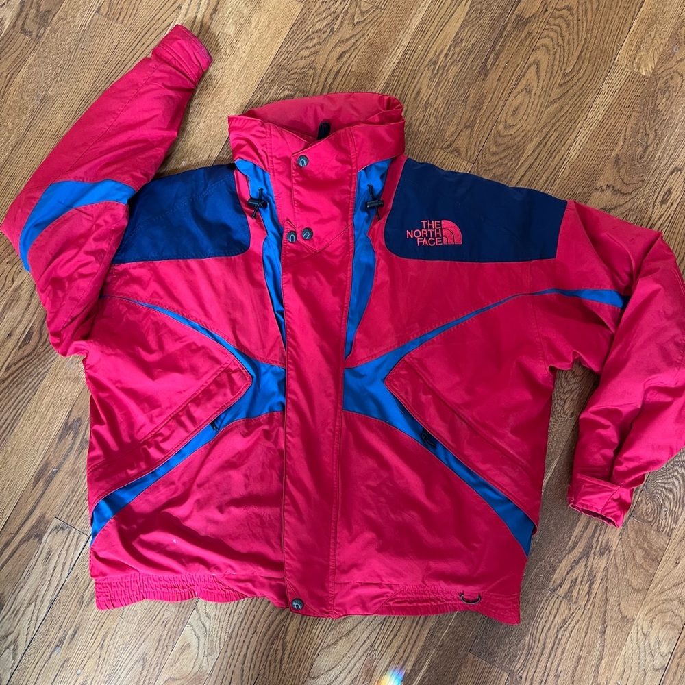 Vtg 90s The North Face Red and blue Jacket Sz Large?